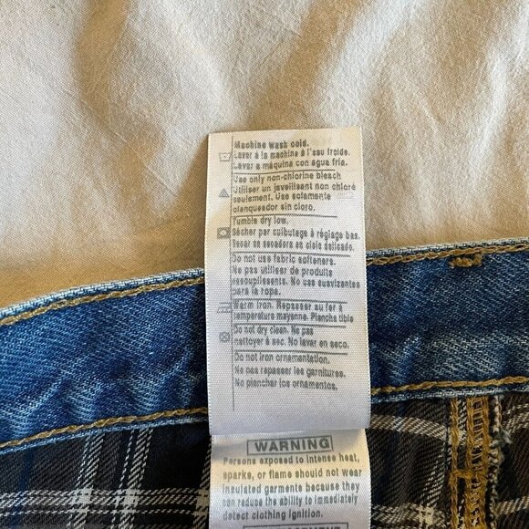 Carhartt Work Jeans Mens Sz 48 x 30 Blue Denim Fleece Lined Relaxed Utility VTG - Picture 5 of 16